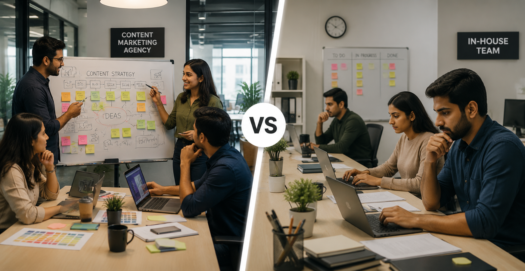Content Marketing Agency vs In-House Team: What Indian Brands Get Wrong When They Choose