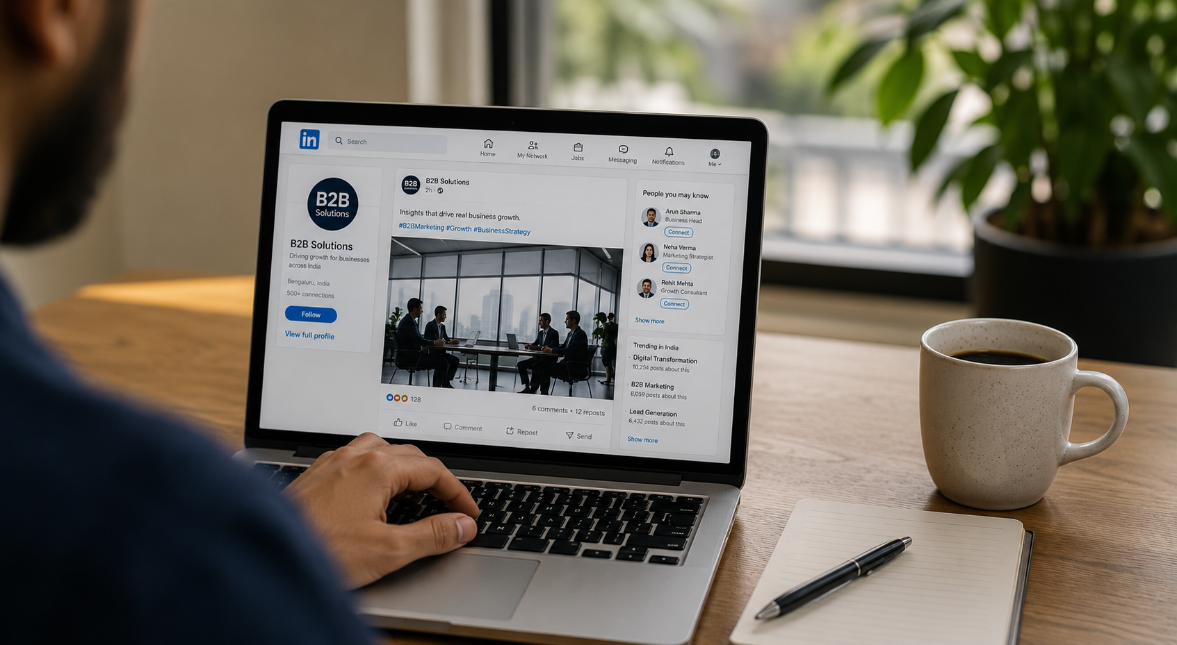 LinkedIn Marketing for B2B Brands in India: How to Generate Pipeline Without Paid Ads